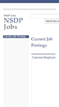 Mobile Screenshot of jobs.nvdems.com