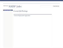 Tablet Screenshot of jobs.nvdems.com